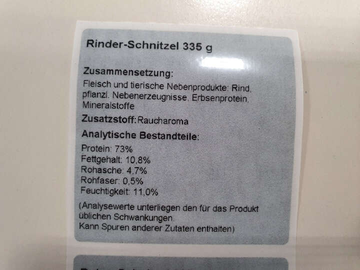 BUFFO Hundeleckerli Natur-Snacks Rinder-Schnitzel